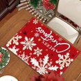 thumbnail image 7 of Christmas Placemats, Linen Holiday Table Mats, Festive Christmas Style, Heat Resistant Dining Place Mats, Washable Cloth Placemats for Kitchen Table, Home and Kitchen, 40x30cm, 7 of 7