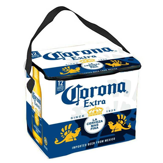 Corona Extra 6 Pack Cans Cooler Insulated Black or Blue 