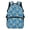 Bulldog Bone Pattern, variant on 17 Inch Backpack for Kids, Polyester Large Capacity Waterproof School Backpack, Oil Painting Style Horse Racing Theme