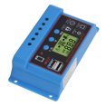 thumbnail image 4 of 12V 24V Solar Charge Controller, Solar Controller LCD Display Low Heat Value  For Warning Light 10A,20A,30A, 4 of 8