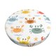 thumbnail image 1 of Balery Colorful Crabs Fundas de asiento para taburete de bar redondo de tela de terciopelo ajustables que protegen de arañazos y manchas para sillas de 14 a 17 pulgadas.-12 inch, 1 of 7