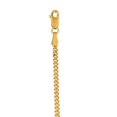 thumbnail image 2 of JewelStop 18K Yellow Gold Polished Finish 2.2mm Gourmets Chain with Lobster Clasp - 16",18",20",24", 2 of 5