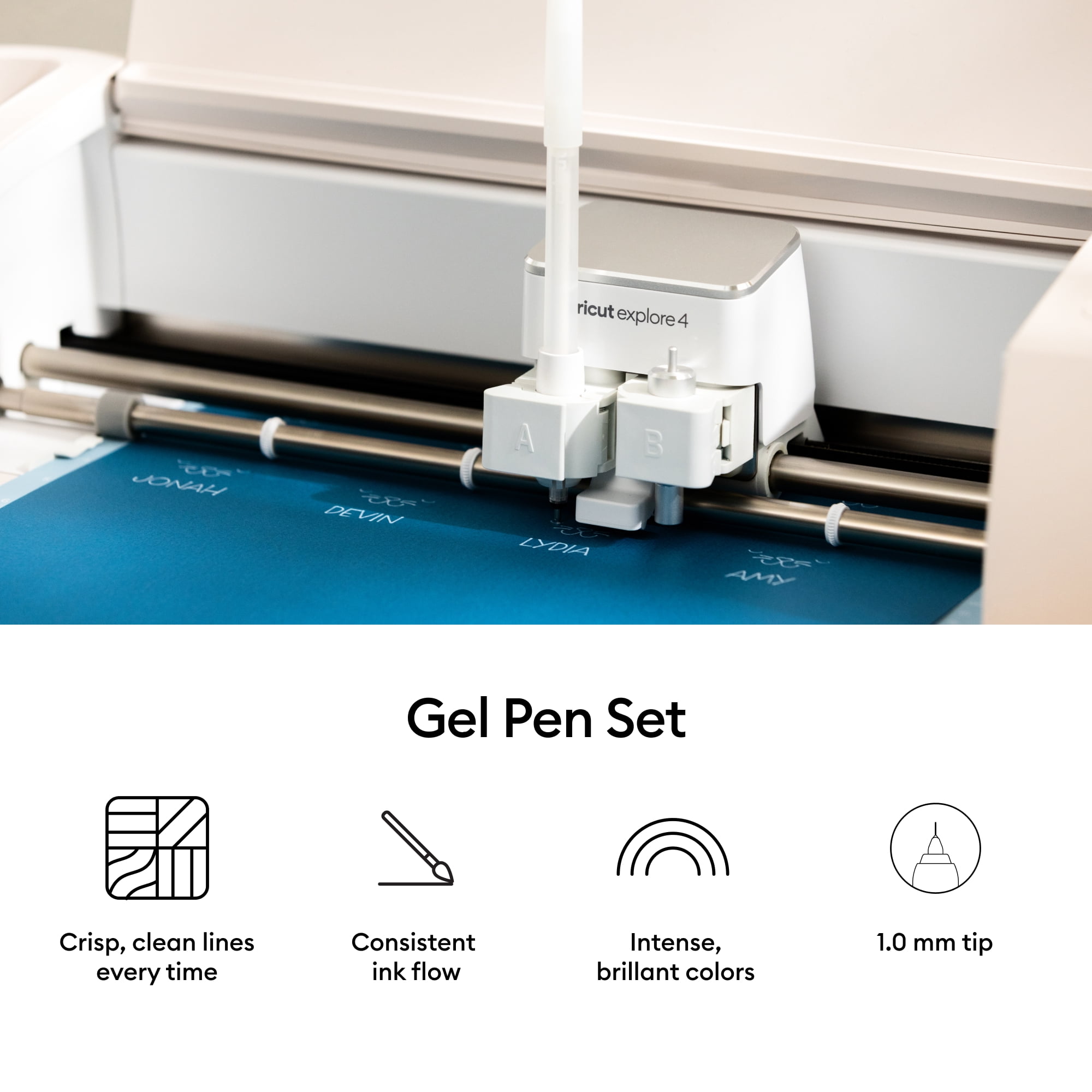 Cricut® Gel Pen 1.0 mm, Ultimate Sampler (32 ct)