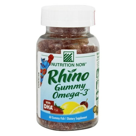 Nutrition Now Rhino Gummy Omega 3, 60ct