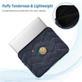 thumbnail image 2 of FORMRS 15-15.6 inch Laptop Sleeve Case Soft Carrying Quilted Computer Bag Cover, Cat Planet, 2 of 7