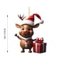 thumbnail image 3 of Decorative Reindeer Family Pendant Deer Family Ornament Christmas Tree / Car, 3 of 3