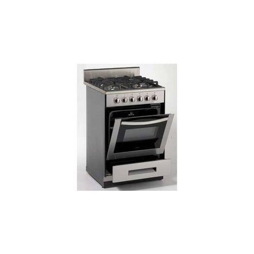 Avanti DG2450SS1 Steel Gas Range 24" Sealed Burner Waist High