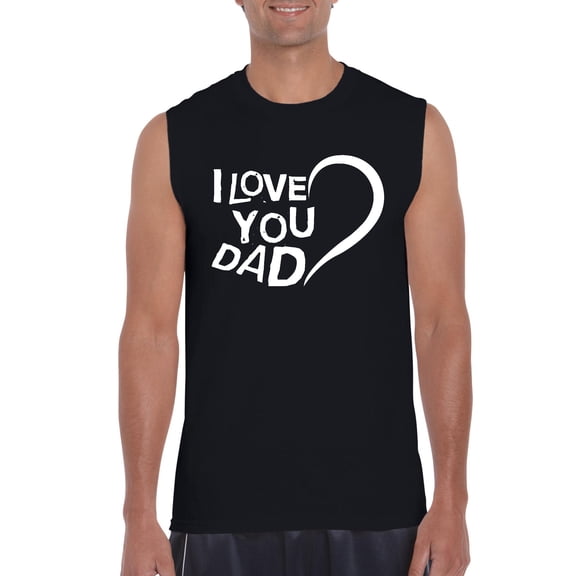Artix - Men's Graphic T-Shirt Sleeveless - Dad I Love You