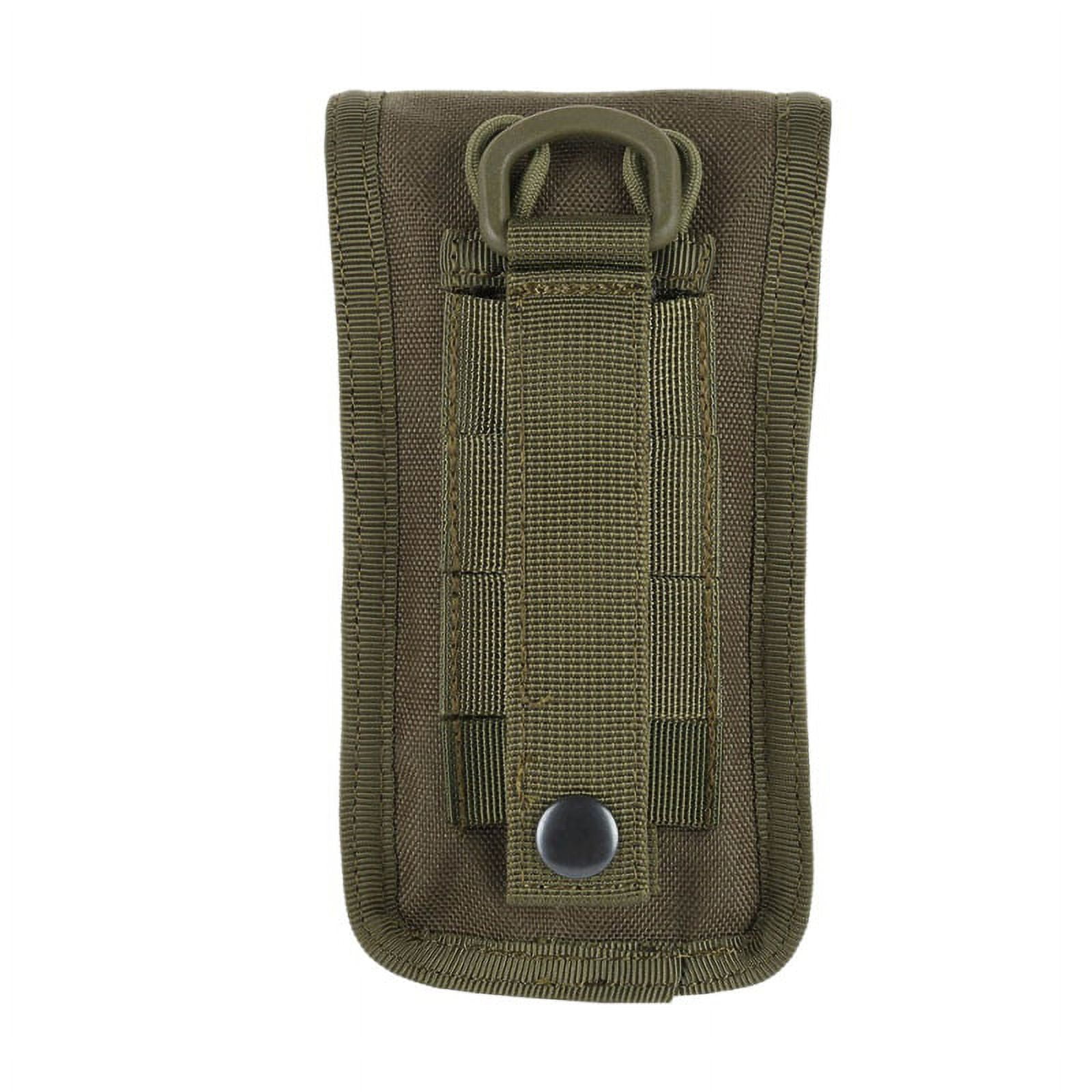 Tureclos Oxford Cloth Molles Waist Phone Bag Portable Detachable Replacement Snap Button Outdoor Hunting Sport Cellphone Pouch Pack Type 2, Adult