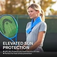 thumbnail image 4 of Cold Factor Instant Cooling PVA Neck Wrap, Blue, 29.5" x 3"– Long-Lasting, Reusable, UPF 50+ Sun Protection for Sports & Outdoor Activities, 4 of 6