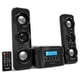 thumbnail image 1 of Philco Stereo Shelf Systems Sistema compacto de estantería para CD con radio estéreo FM digital, tecnología inalámbrica Bluetooth y control remoto en negro | Pantalla LCD | Compatible con puerto MP3 y, 1 of 5