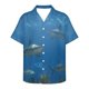 thumbnail image 3 of Camisas hawaianas con estampado de tigre y ciervo para hombre, blusas informales de manga corta para fiesta, abotonadas, para verano, 3 of 5