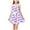 Multicolor2, variant on Cethrio Girl's Summer Dresses, Sleeveless Printed A-Line Casual Dresses Holiday Dresses Blue Size 7-8T