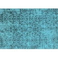 thumbnail image 1 of Ahgly Company Indoor Rectangle Oriental Light Blue Industrial Area Rugs, 2' x 5', 1 of 4