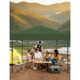 thumbnail image 6 of TROPOW 10x10 Pop Up Canopy - Outdoor Canopy Tent with Portable Roller Bag - One Button Push Setup, 3 Adjustable Height, 4 Weight Bags, 8 Stakes & 4 Guy Ropes Included,Green, 6 of 7