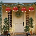 thumbnail image 6 of PEIBang 2Pcs Christmas Paper Lantern,Decorative Christmas Party Lanterns for Indoor Outdoor Decorations,Xmas Tree Holiday Party Supply, 6 of 6