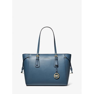 Michael Kors Women's Voyager Large Color-Block Signature Logo Tote Michael Kors Women's Voyager Large Color-Block Signature Logo Tote