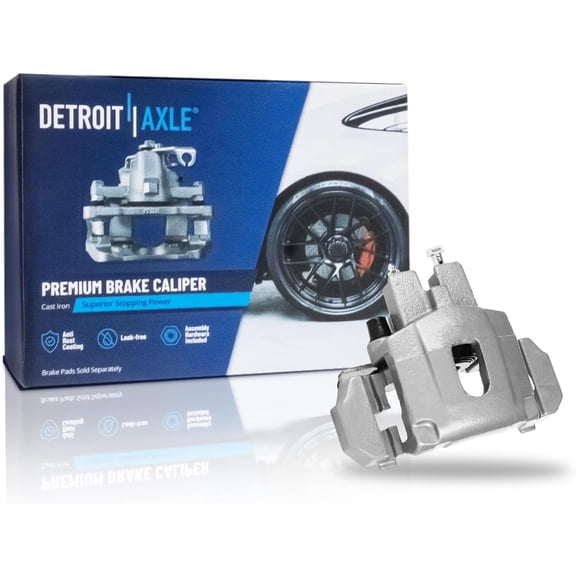 Detroit Axle - Rear Right Brake Caliper w/Bracket Replacement for 1999 2000 2001 2002 2003 2004 Jeep Grand Cherokee