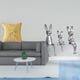 thumbnail image 2 of Funda de almohada,Fundas de cojín para sofá cama,funda de almohada cuadrada,Funda de almohada Funda de cojín Funda de cojín para sofá,Escultura de figura,Estatua sentada Figura Escultura, 2 of 8