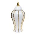 thumbnail image 1 of Luzkey Ceramic Flower Vase Chinese Ceramic Ginger Jar for Bookshelf Entryway Office, 1 of 8