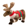 thumbnail image 4 of Reno de peluche navideño, decoración navideña suave y creativa, adorno de ciervo Estilo A, 4 of 9