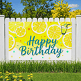 thumbnail image 7 of Lemon Themed Happy Birthday Banner Background Backdrop Decorations for Birthday Party Photography Props Celebrations Event Decor Party Supplies, 7 of 7
