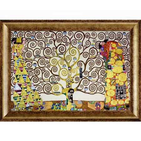 UPC 688576372532 product image for La Pastiche 'The Tree of Life, Stoclet Frieze' by Gustav Klimt Framed Painting P | upcitemdb.com