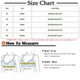 thumbnail image 2 of Bigersell Full Coverage Bras for Women Wide Strap V-Neck Push up Bras No Underwire Padded Bralette Comfort Soft Wireless Bras Full-Figure Lace Bra D-10-Pink 80, 2 of 4