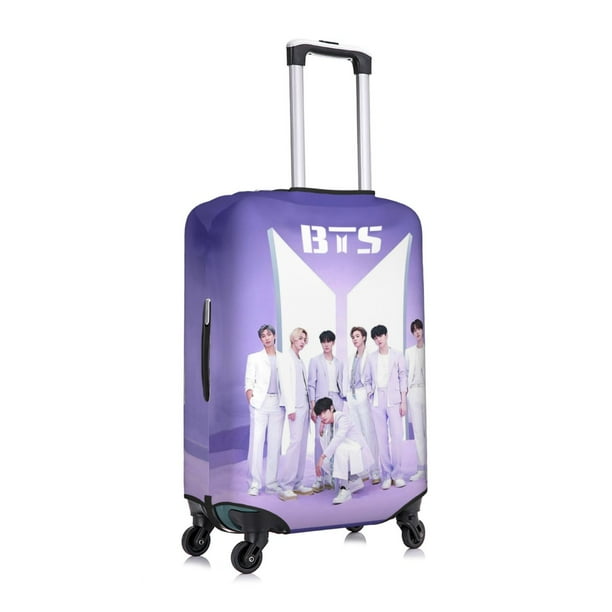 Kpop BTS Travel Luggage Cover, Colorful Suitcase Luggage Protector