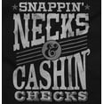 thumbnail image 2 of Snappin Necks Cashin Checks Men's Graphic T Shirt Tees Brisco Brands S, 2 of 5