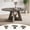 Grey 47.24"-63" Extendable, variant on Miereirl 47.24"-63" Extendable Round Dining Table for 4-6, Expandable Round to Oval Kitchen Dining Table with Hidden Extension Leaf, Storage Shelf, Modern Wood Dining Room Table for Home & Apartment
