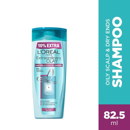 L'Oreal Paris Extraordinary Clay Shampoo, 75ml (With 10% (Best Loreal Shampoo In India)