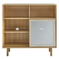 thumbnail image 5 of Modway Kurtis 47" MDF and Particleboard Display Cabinet in Oak, 5 of 10