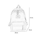 thumbnail image 3 of Mochila para mujer, mochila de viaje, moda portátil con bolsillos, mochilas para mujer, mochila para niñas para actividades al aire libre en la calle Rosa, 3 of 8