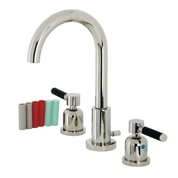 Fauceture FSC8929DKL Kaiser Widespread Bathroom Faucet, Polished Nickel
