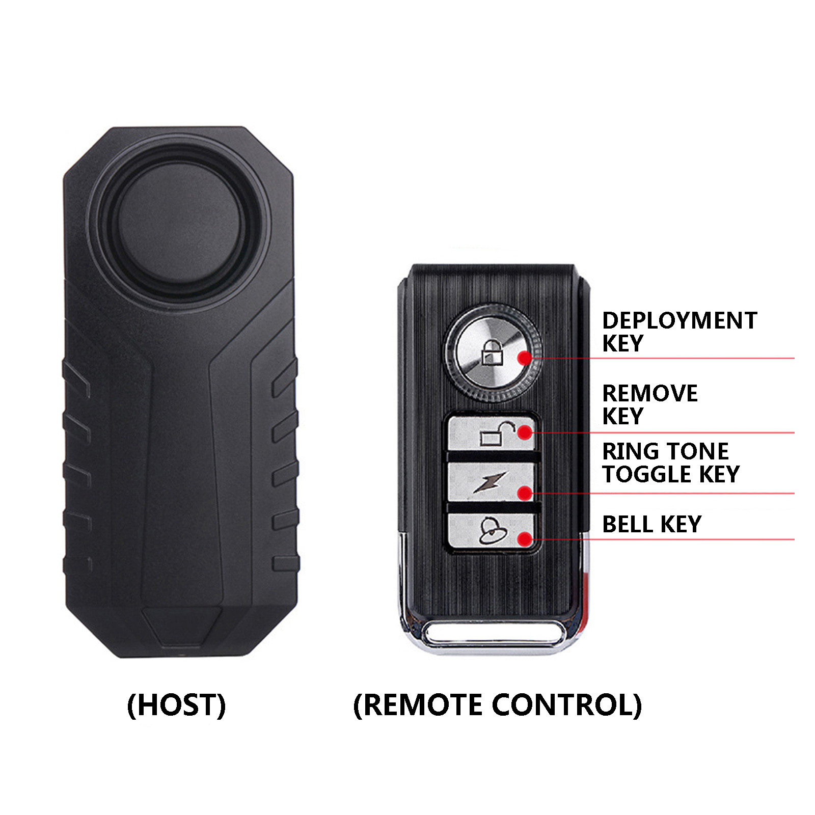 Cadorn Wireless Bike Anti-Theft Alarm – Smart Bicycle Security System with Motion Detection, Remote Alert & Loud Siren for Bike Theft Prevention