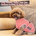 thumbnail image 6 of ROZKITCH Dog Anxiety Vest,Soft Calming Vest for Large Dogs,Adjustable Dog Anxiety Relief Shirt for Thunder,Fireworks,Vet Visits,Separation,Travel(Fleshpink,XS), 6 of 6