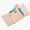 thumbnail image 3 of Cute Wallet Green Slim Wallet Tri-Fold Wallet PU Leather Purse Small Wallet for Women Ladies Teens Girls, Green, 3 of 6