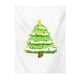 thumbnail image 1 of Yhmxh Decoración navideña, tela colgante para fiestas, fondo de árbol de Navidad, regalo, 1 of 2