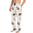 thumbnail image 2 of FORMRS Mens Pajama Pants with Pockets Sleepwear Lounge Bottoms Sizes S-2XL, Light Gray Bears, 2 of 7