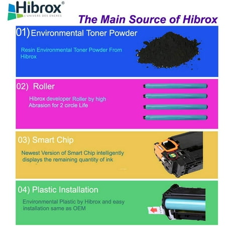 4 Pack Hibrox Compatible Toner Compatible Hp 79a Cf279a Black For Hp Laserjet Pro M12w Mfp M26 Mfp M26nw Walmart Canada