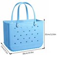 thumbnail image 5 of Bolsa de hombro Bolso de embrague EV Cesta de almacenamiento al aire libre de gran capacidad ahuecada para viajes de oficina, 5 of 5