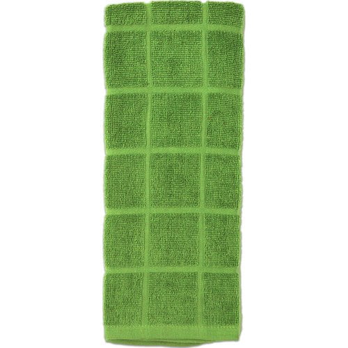 Mainstays Solid Green Stalk Kitchen Towel