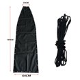 thumbnail image 1 of Black Replacement Seat Cloth for Textilene Hanging Swing Chair - 64x197x23CM, 1 of 8