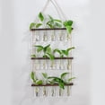 thumbnail image 1 of Ruiboury Wall Hanging Planter Functional And Decorative Plant Vase With Wooden Stand Log Style, 1 of 6