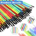 thumbnail image 2 of Juego de 100 Pinceles de Plástico A Granel para Pintar, Pintar Al Óleo, Acuarela, Suministros para el Aula para Artes y Manualidades, 2 of 6