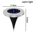 thumbnail image 3 of 8Pcs Solar Ground Light,Led Solar Disk Light Outdoor Waterproof Garden Landscape Lighting, 3 of 5