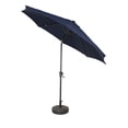 thumbnail image 3 of Ulax 9 ft Navy Solid Print Round Market Patio Umbrella, Adjustable Height, 3 of 9