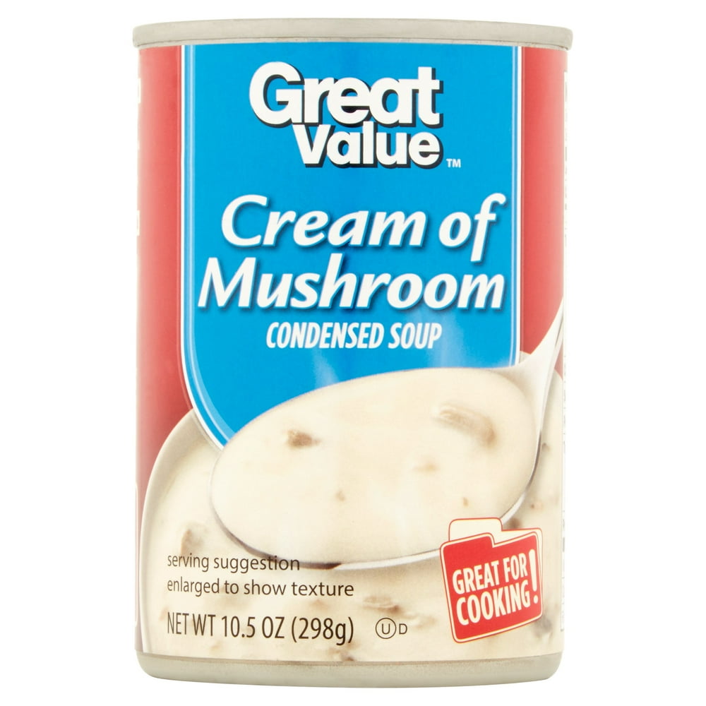 Great Value Cream Of Mushroom Condensed Soup, 10.5 oz