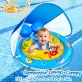 thumbnail image 3 of Flotador de natación para piscina para bebés iGeekid con toldo extraíble de 6 a 36 m, 3 of 6